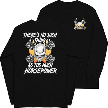 Gearhead / Car guy shirt - long sleeves - from aggressive thread - color black